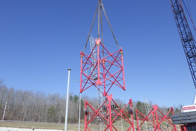 UPF Tower Crane demobilization 