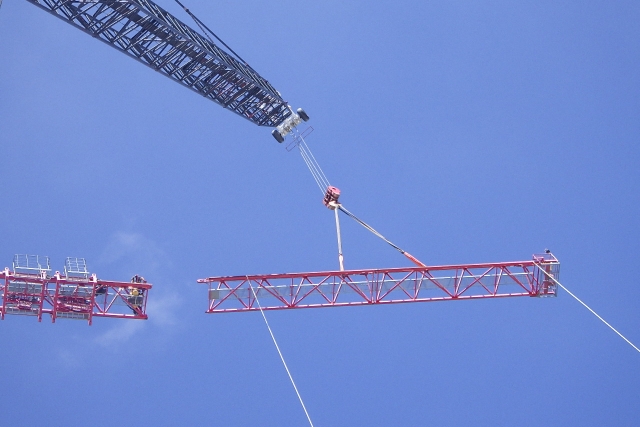 UPF Tower Crane demobilization 