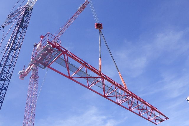 UPF Tower Crane demobilization 