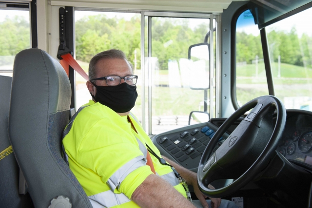 The UPF Project recognizes Lynch Bus Lines, a local school bus contractor, for their assistance during COVID-19 operations