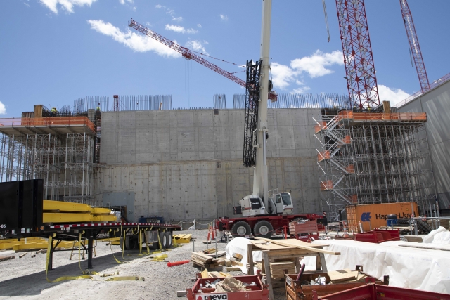 The UPF Project completed 7 Main Process Building (MPB) Concrete Wall Placements in May