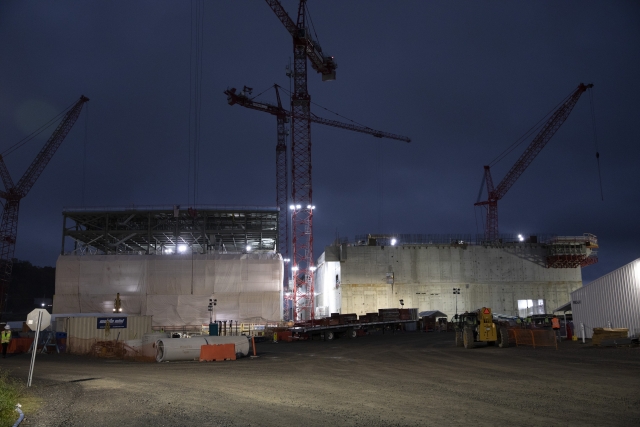 UPF placed the last piece of steel on the Salvage and Accountability with a topping out ceremony on October 26, 2020.