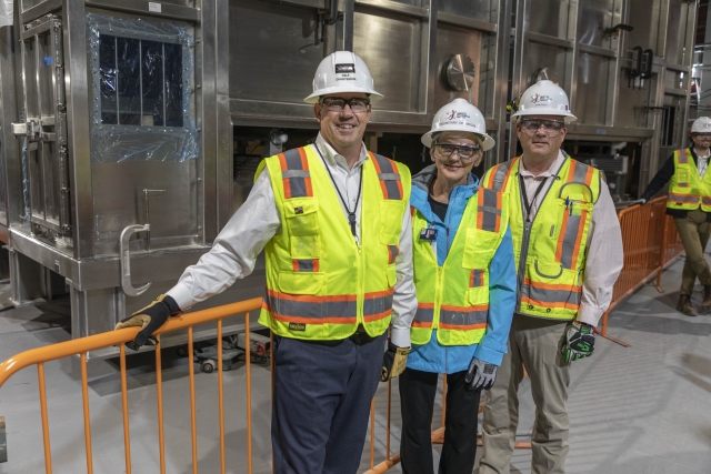 Secretary of Energy Jennifer Granholm visits the UPF Project 