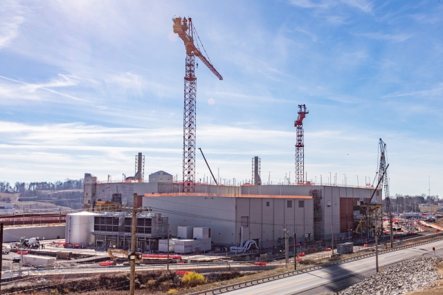 UPF Tower Crane demobilization underway 