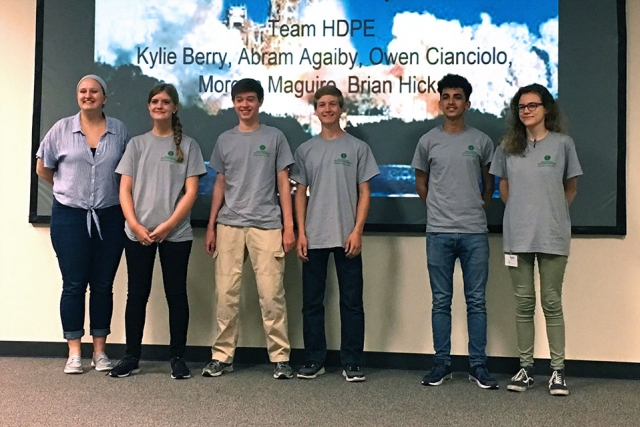 Team HDPE was selected as the winning team at the ASM Materials Camp. They will present their findings at a local ASM meeting this fall. 
