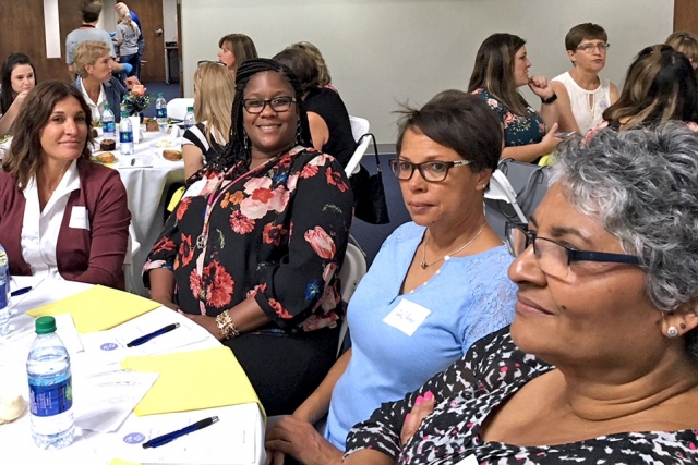 Some of Y-12’s leading ladies at the Leading Ladies Luncheon fundraiser for United Way of Anderson County. 