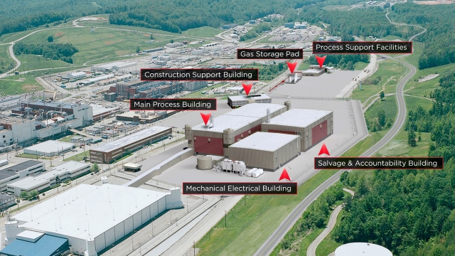A current rendering of the Uranium Processing Facility