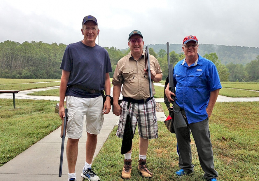 Todd Kisling (left), Brian Schlenker (center), and Gary Hagan represent CNS at this year’s event that raised more than $40,000 for the Fisher House Foundation and HonorAir Knoxville.