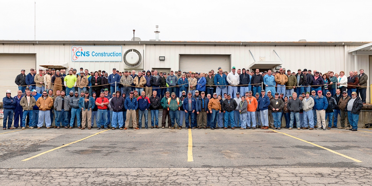 Y-12 Construction staff celebrated one million safe work hours in December.   
